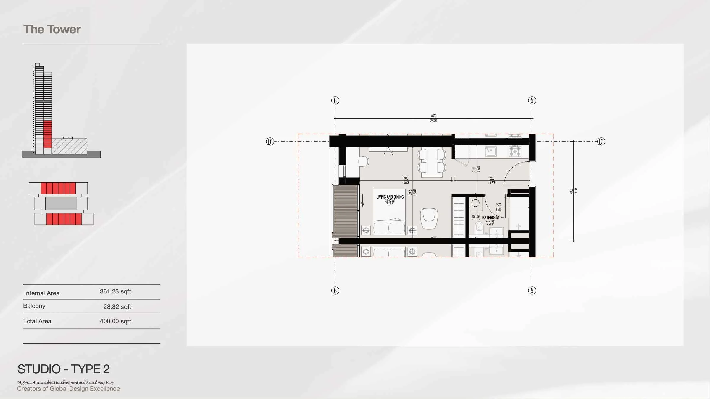 The Tower Floor Plan 1