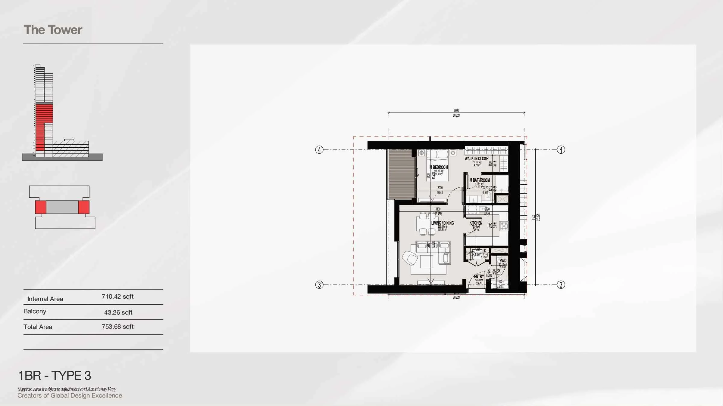 The Tower Floor Plan 4