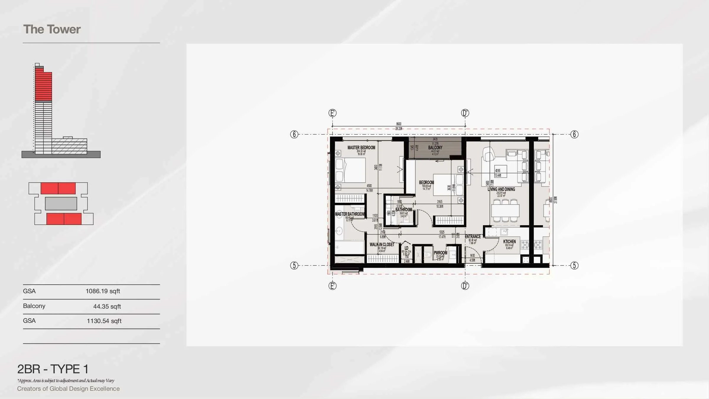 The Tower Floor Plan 5