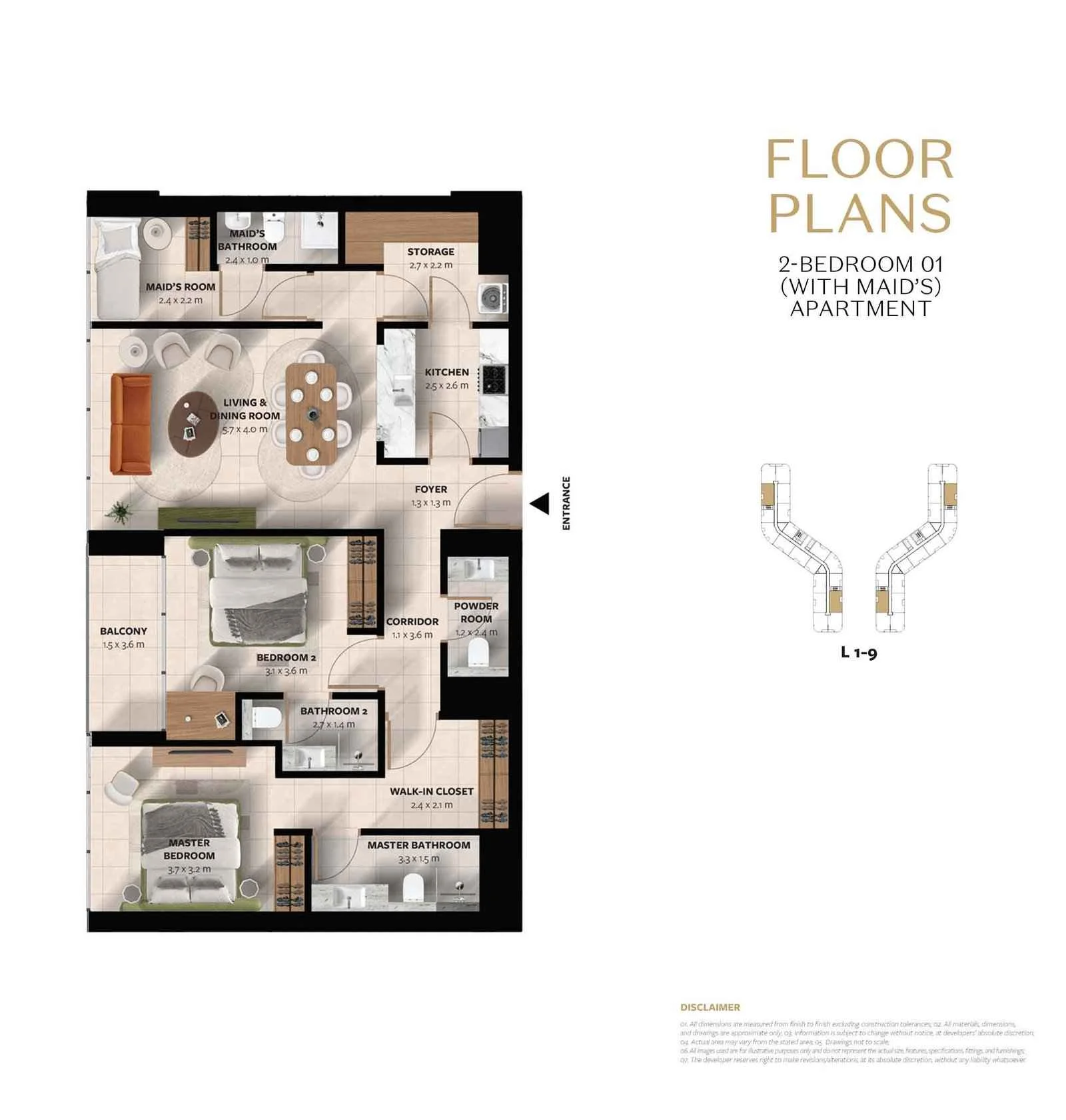 Cascade Buildings at Bahria Town Dubai 1